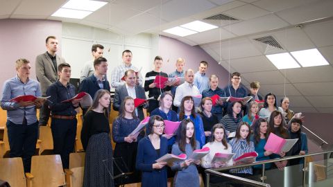 Хор ц. "Крынiца жыцця", г.Молодечно