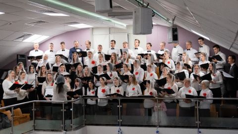 Участие сводного хора